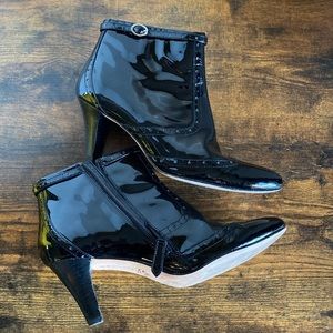 Cole Haan heeled leather ankle boot | size 8.5